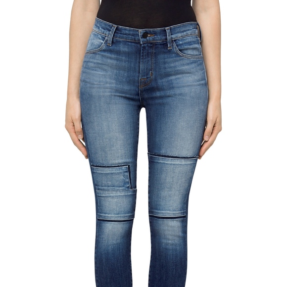 JBrand Alana High-Rise Cropped Super Skinny Jeans - Picture 4 of 6